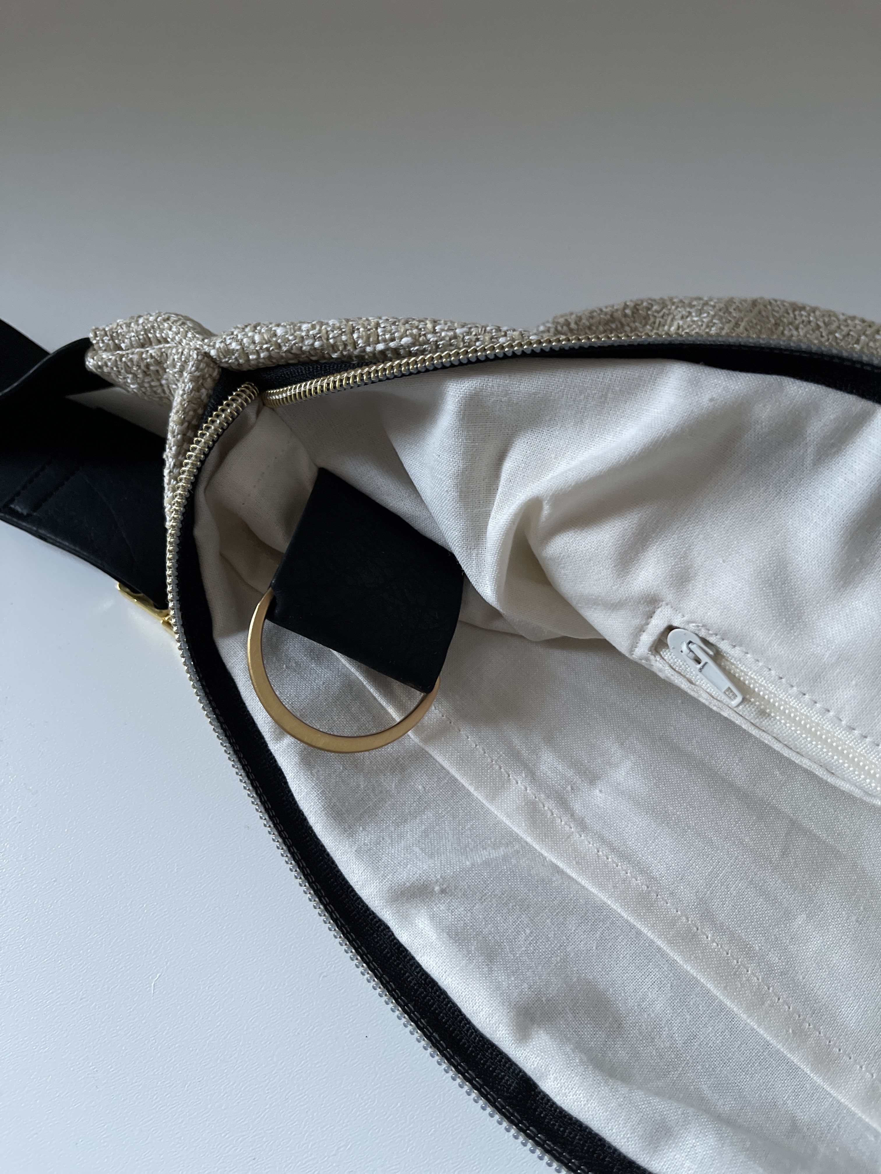 Crossbody Bag Denise Ecru Nature